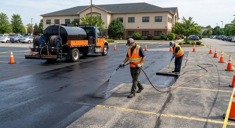 Commercial Parking Lot Sealing in San Antonio, TX