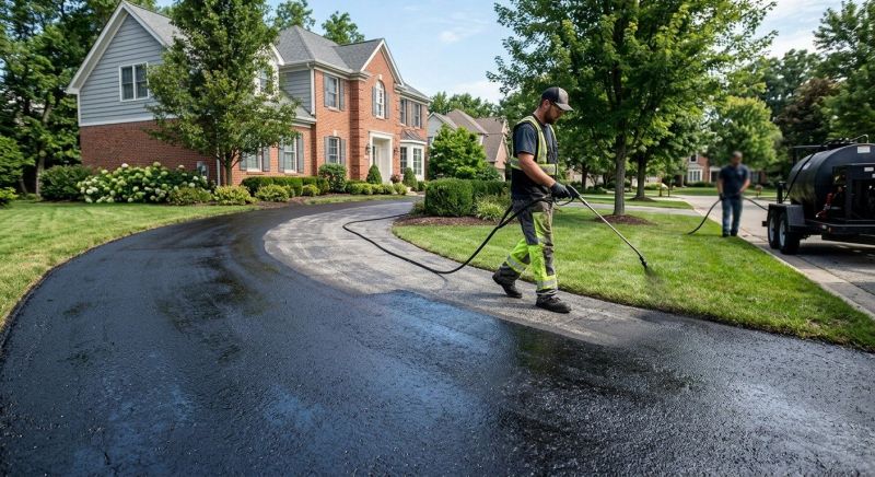 Blacktop Driveway Sealing in Tampa, FL