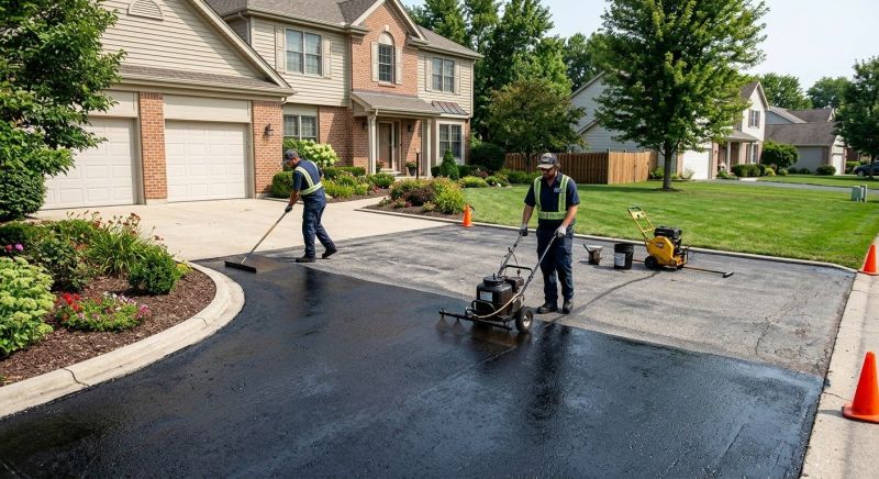 Residential Driveway Sealcoating in Miami Dade County, FL